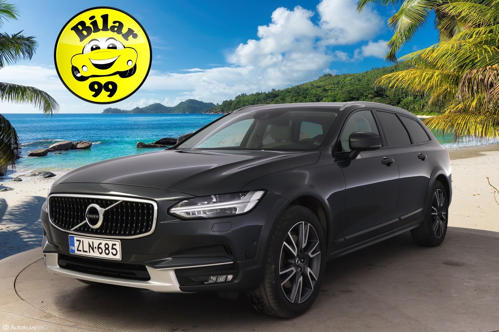 Volvo V90 Cross Country 2017 T5 AWD Business Pro aut - 3,99 % KORKOTARJOUS TÄHÄN AUTOON - *ACC / Pilot Assist / Suomi-auto / Merkkihuollettu / VOC / Muistipenkki / Nahat* 