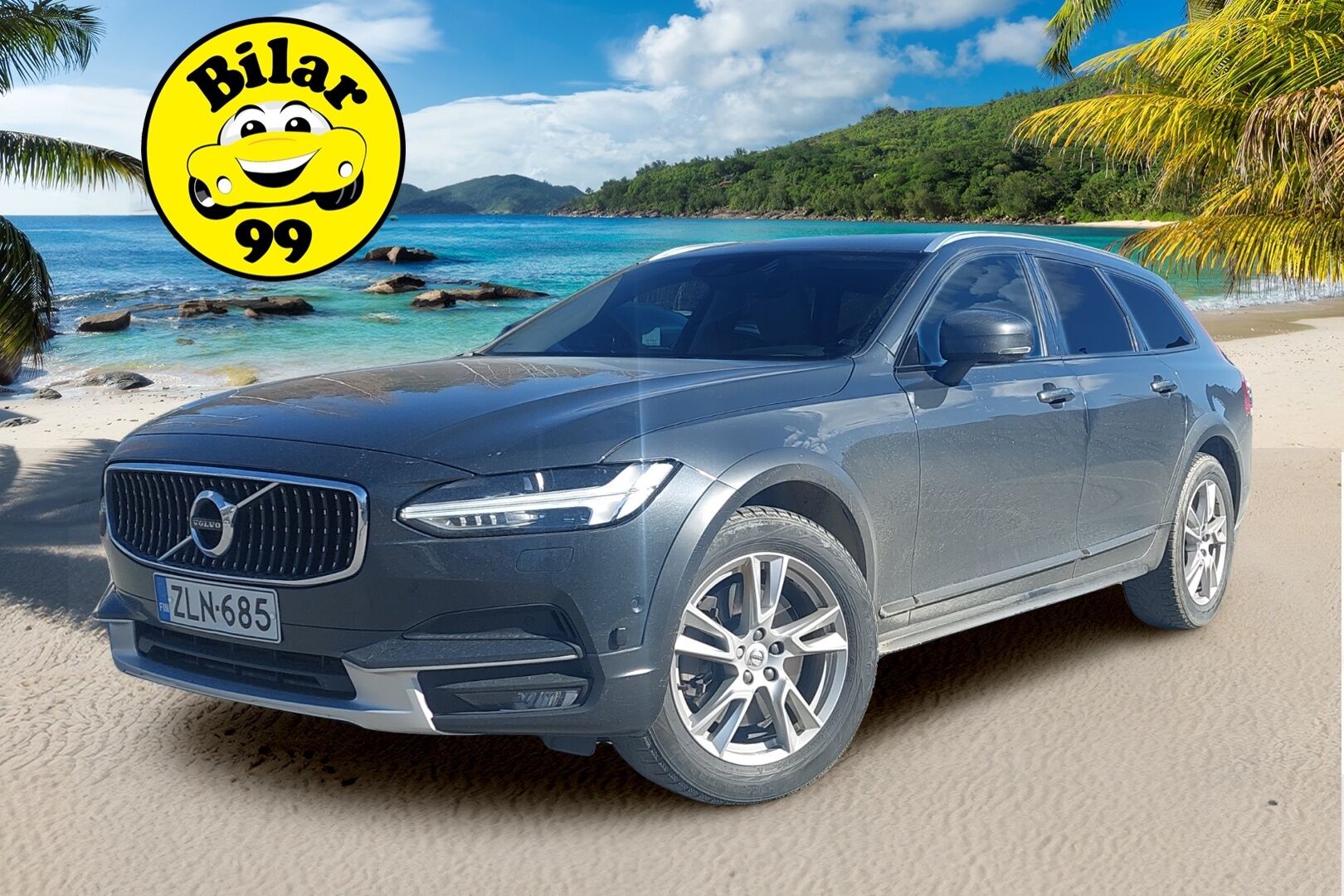 Volvo V90 Cross Country 2017 T5 AWD Business Pro aut - 3,99 % KORKOTARJOUS TÄHÄN AUTOON - *ACC / Pilot Assist / Suomi-auto / Merkkihuollettu / VOC / Muistipenkki / Nahat* 