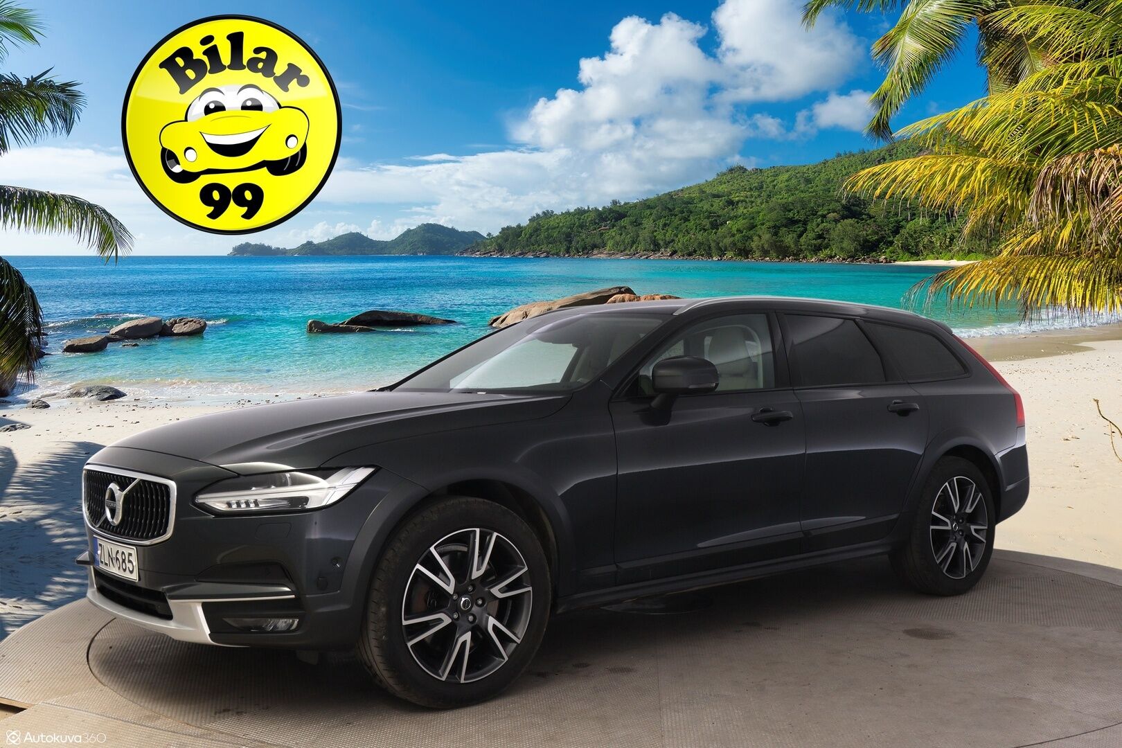 Volvo V90 Cross Country 2017 T5 AWD Business Pro aut - 3,99 % KORKOTARJOUS TÄHÄN AUTOON - *ACC / Pilot Assist / Suomi-auto / Merkkihuollettu / VOC / Muistipenkki / Nahat* 