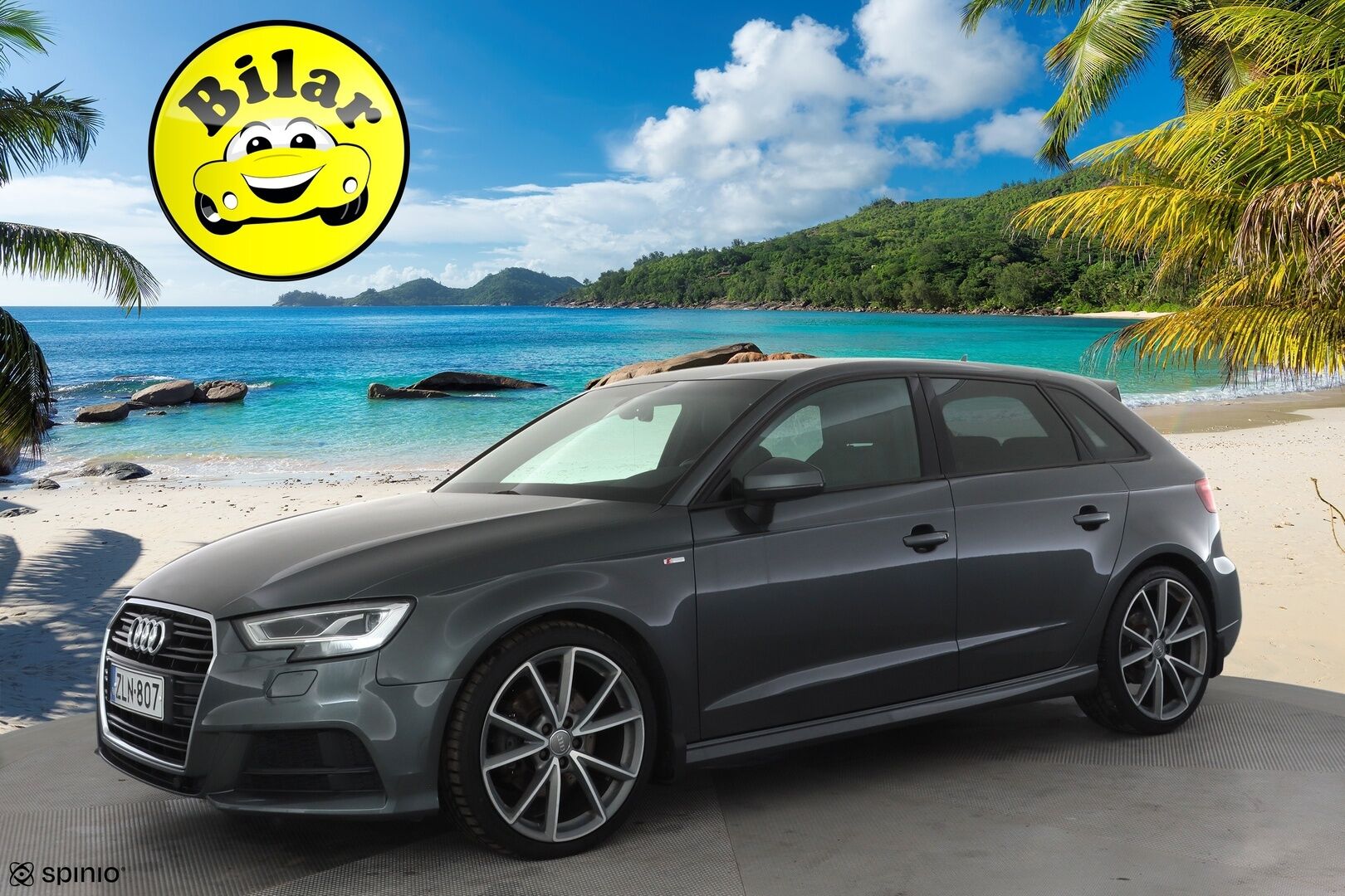 Audi A3 2017 Sportback S line Land of quattro Edition 2,0 TFSI 140 kW quattro S tronic - | 2x S-line | Matrix-LED | Puolinahat | Sporttipenkit | Audi Sound System | Apple & Android | Lohko+sisälämmitin | Vakkari | 2x renkaat aluin | 