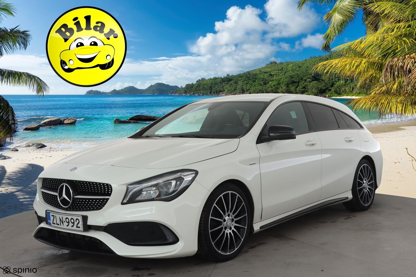 Mercedes-Benz CLA 2017 180 A Shooting Brake White Art Edition AMG - | Vakkari | Lohko | Sporttipenkit | P.Kamera | High Performance LED | Puolinahat | Suomi-auto | Kahdet Renkaat |