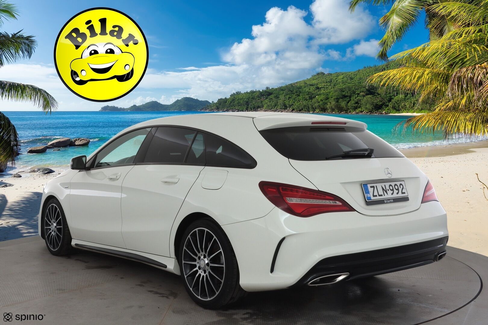 Mercedes-Benz CLA 2017 180 A Shooting Brake White Art Edition AMG - | Vakkari | Lohko | Sporttipenkit | P.Kamera | High Performance LED | Puolinahat | Suomi-auto | Kahdet Renkaat |