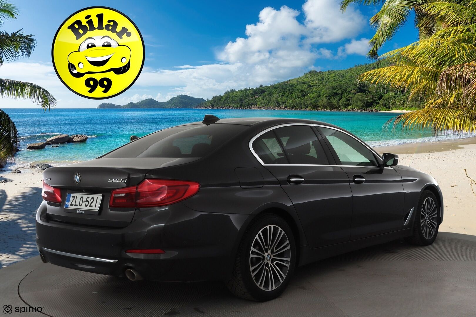 BMW 520 2017 G30 Sedan 520d A xDrive Business Comfort * Vakkari / P.kamera / Webasto / LED / Navi / Ruskeat nahat * - Suomi-auto / Kahdet renkaat aluvanteilla