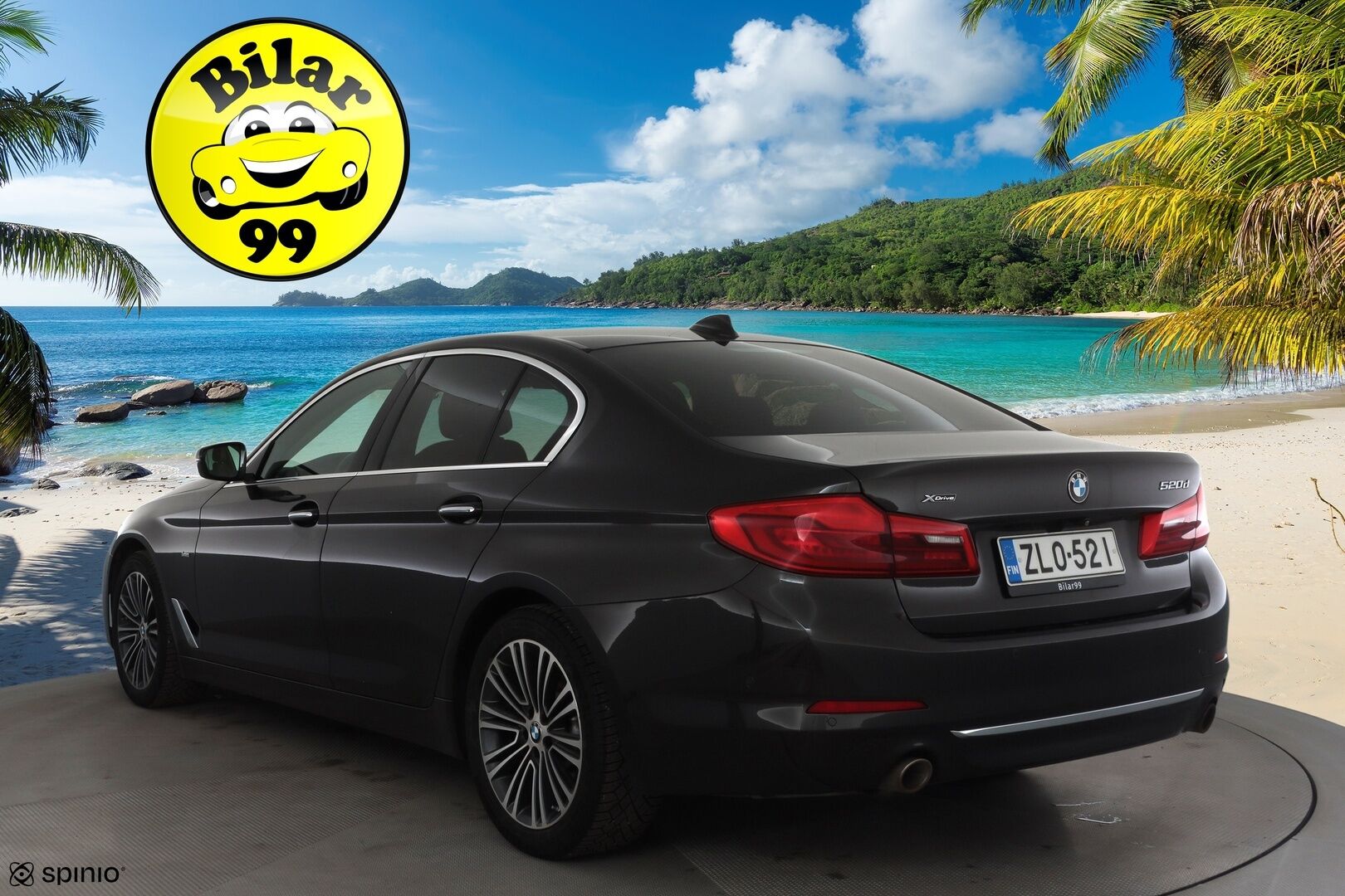 BMW 520 2017 G30 Sedan 520d A xDrive Business Comfort * Vakkari / P.kamera / Webasto / LED / Navi / Ruskeat nahat * - Suomi-auto / Kahdet renkaat aluvanteilla