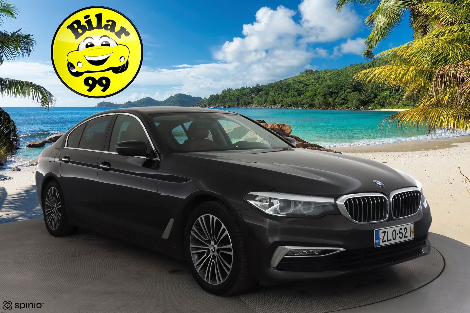 BMW 520 2017 G30 Sedan 520d A xDrive Business Comfort * Vakkari / P.kamera / Webasto / LED / Navi / Ruskeat nahat * - Suomi-auto / Kahdet renkaat aluvanteilla