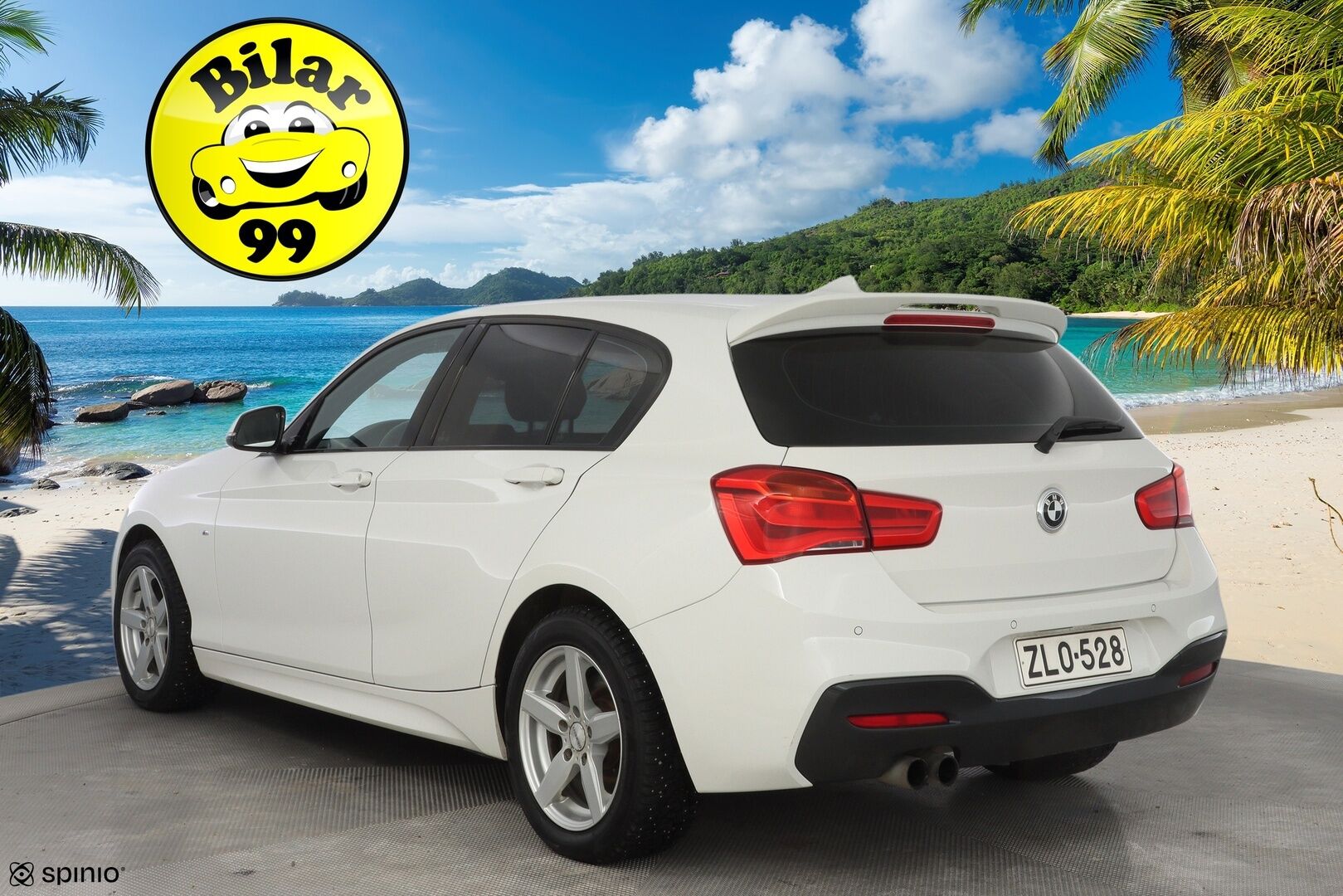 BMW 120 2017 F20 Hatchback A xDrive M Sport * Alcantara-sisusta / HiFit / Vakkari / Koukku / Tutkat * - Suomi-auto / Ei AdBlueta / Kahdet renkaat vanteilla 