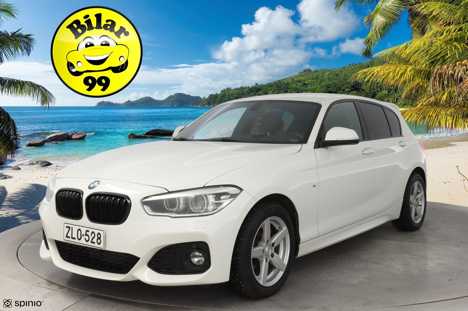 BMW 120 2017 F20 Hatchback A xDrive M Sport * Alcantara-sisusta / HiFit / Vakkari / Koukku / Tutkat * - Suomi-auto / Ei AdBlueta / Kahdet renkaat vanteilla 