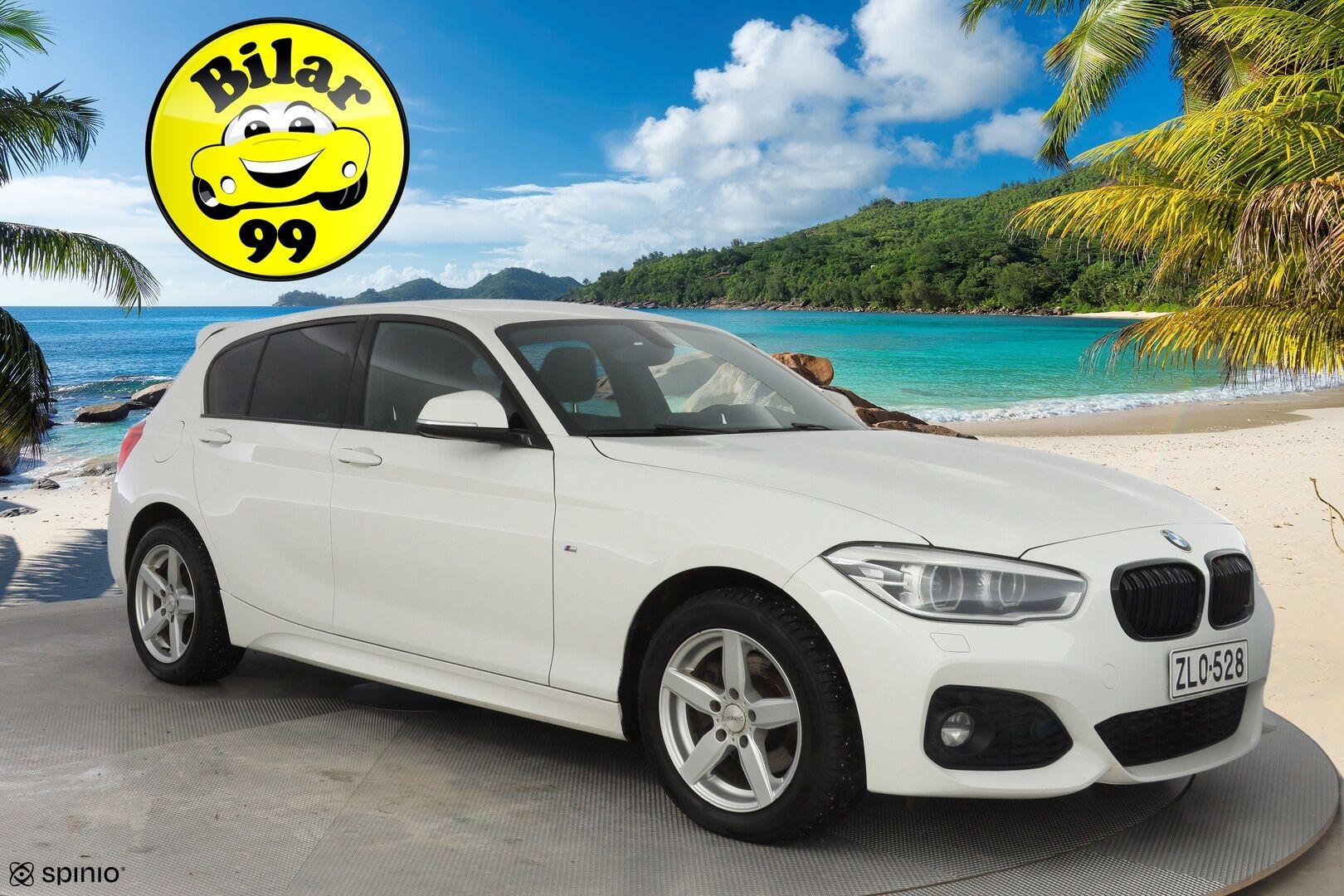 BMW 120 2017 F20 Hatchback A xDrive M Sport * Alcantara-sisusta / HiFit / Vakkari / Koukku / Tutkat * - Suomi-auto / Ei AdBlueta / Kahdet renkaat vanteilla 