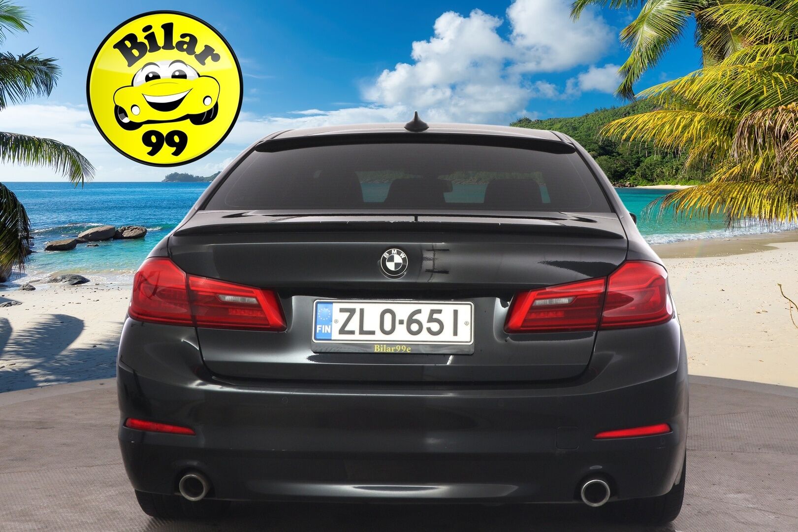 BMW 520 2017 G30 Sedan 520d A ED Business *Vaalea nahkasisusta / Kattoluukku / Ambient* - *Vähä ruokainen / M-sport look / Näyttävä*