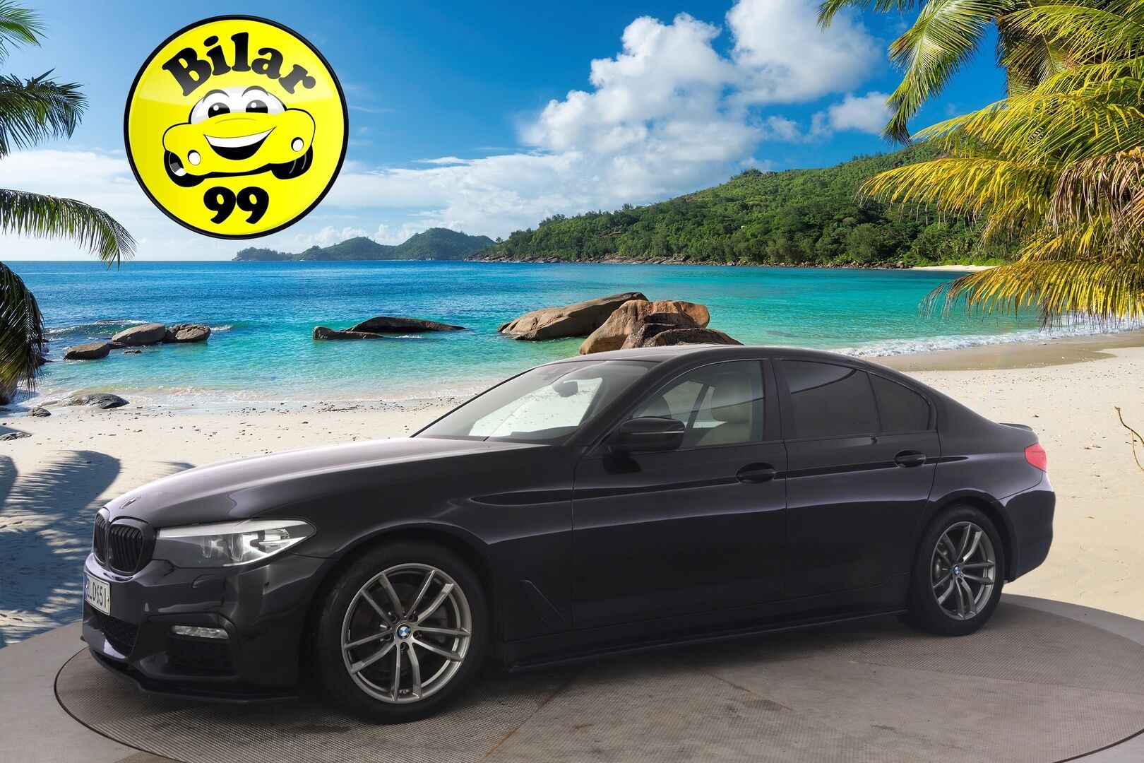 BMW 520 2017 G30 Sedan 520d A ED Business *Vaalea nahkasisusta / Kattoluukku / Ambient* - *Vähä ruokainen / M-sport look / Näyttävä* 