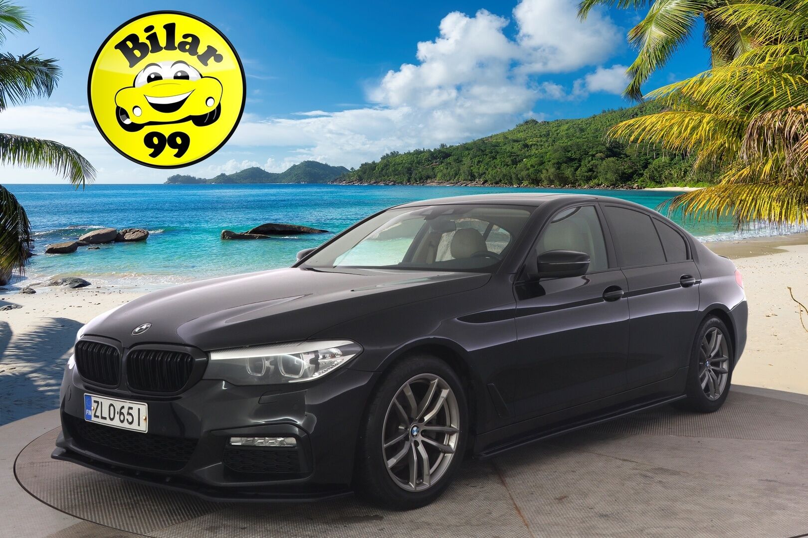 BMW 520 2017 G30 Sedan 520d A ED Business *Vaalea nahkasisusta / Kattoluukku / Ambient* - *Vähä ruokainen / M-sport look / Näyttävä* 