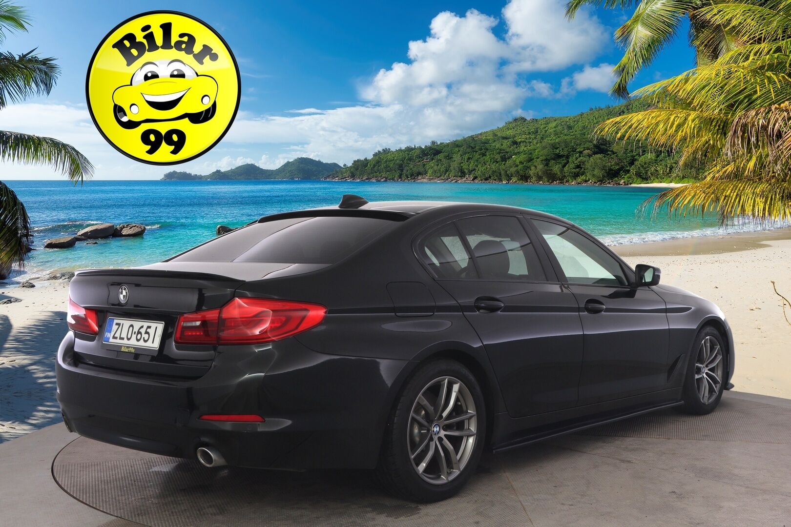 BMW 520 2017 G30 Sedan 520d A ED Business *Vaalea nahkasisusta / Kattoluukku / Ambient* - *Vähä ruokainen / M-sport look / Näyttävä*