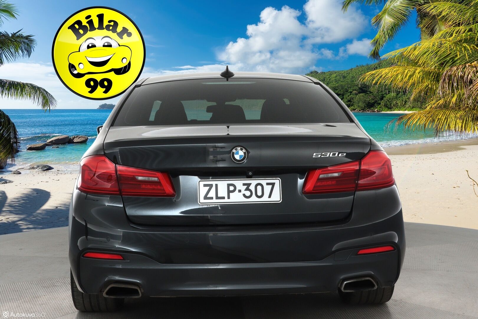 BMW 530 2017 G30 Sedan iPerformance Launch Edition M Sport ** P.Kamera / LED-valot / Sporttinahat / Harman/Kardon / Navi ** - Suomi-auto / Merkkihuollettu / 2x Renkaat / Akku Kuntotarkistettu! ETULASEISSA TUMMENUKSET!