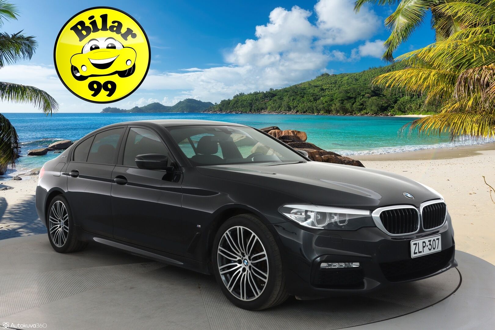 BMW 530 2017 G30 Sedan iPerformance Launch Edition M Sport ** P.Kamera / LED-valot / Sporttinahat / Harman/Kardon / Navi ** - Suomi-auto / Merkkihuollettu / 2x Renkaat / Akku Kuntotarkistettu! ETULASEISSA TUMMENUKSET!
