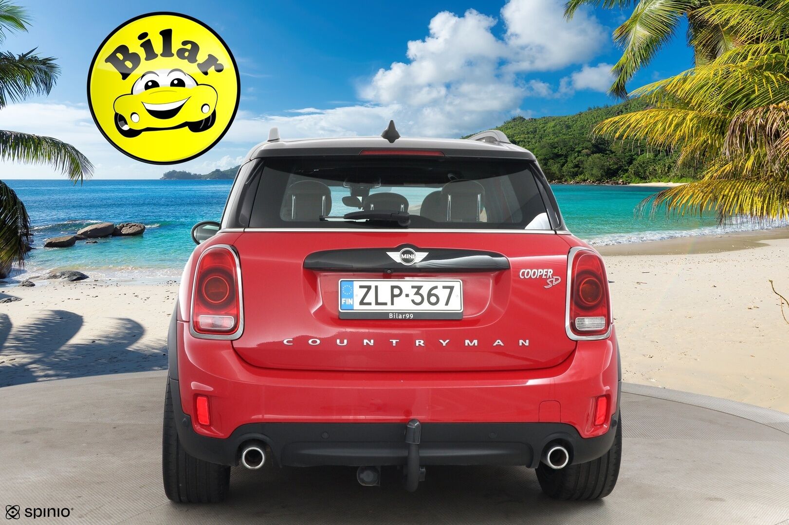 MINI Countryman 2017 Cooper SD ALL4 A Business - | Panorama | Harman/Kardon | HUD | Nahat | KeylessGo | Koukku | Kamera | P-tutkat eteen & taakse | Park Assist | LED | Navi | Sähköluukku |