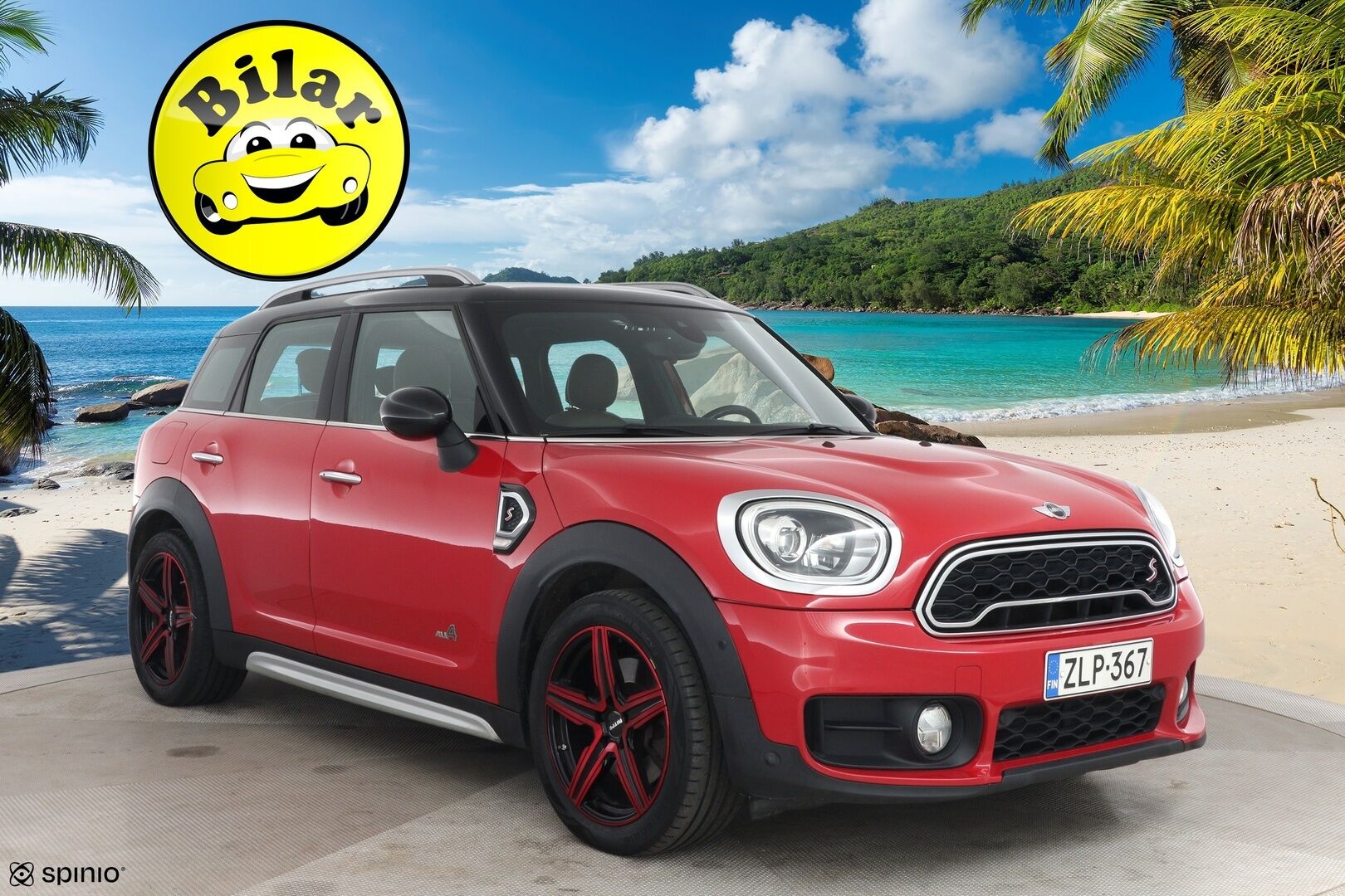 MINI Countryman 2017 Cooper SD ALL4 A Business - | Panorama | Harman/Kardon | HUD | Nahat | KeylessGo | Koukku | Kamera | P-tutkat eteen & taakse | Park Assist | LED | Navi | Sähköluukku |