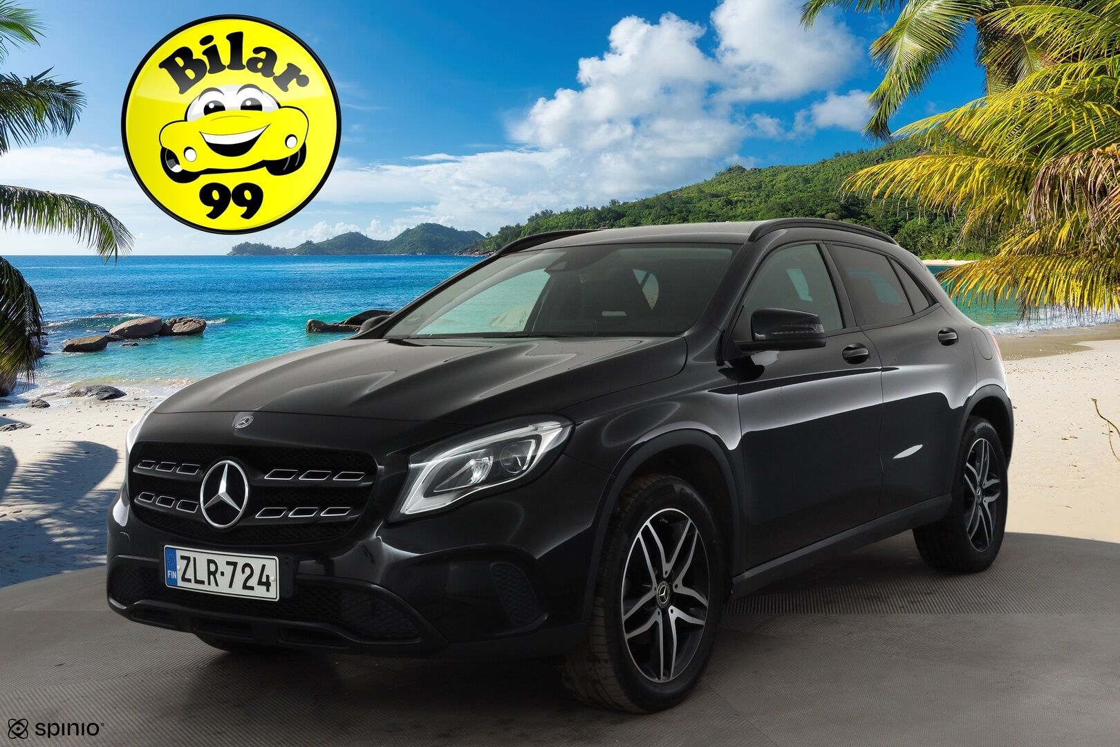 Mercedes-Benz GLA 2017 180 A Premium Business * Suomi-auto / Night paketti / Vakkari / P.kamera / LED / Navi / Lohkolämmitin * - Kahdet renkaat aluvanteilla / Merkkihuollettu - HULLU BLACKWEEK KORKOTARJOUS 2,49%