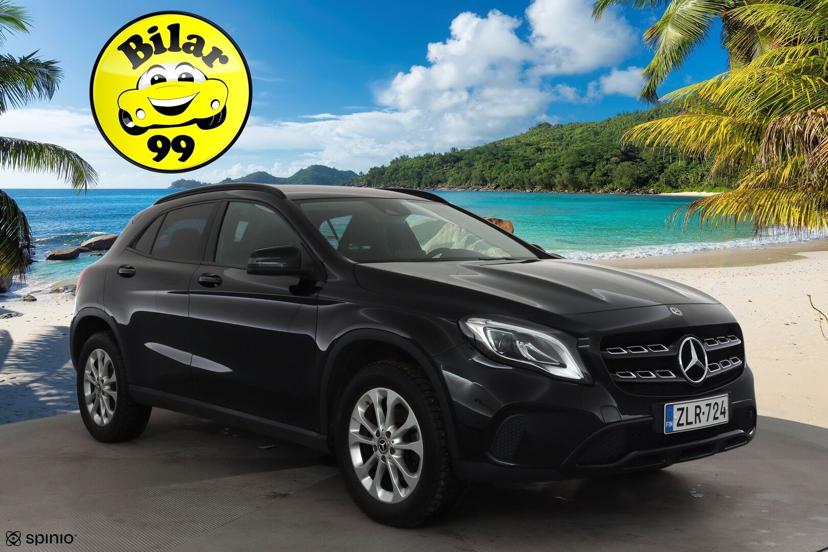 Mercedes-Benz GLA 2017 180 A Premium Business * Suomi-auto / Night paketti / Vakkari / P.kamera / LED / Navi / Lohkolämmitin * - Kahdet renkaat aluvanteilla / Merkkihuollettu - HULLU BLACKWEEK KORKOTARJOUS 2,49%