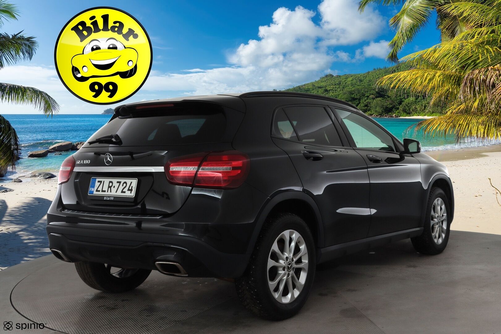 Mercedes-Benz GLA 2017 180 A Premium Business * Suomi-auto / Night paketti / Vakkari / P.kamera / LED / Navi / Lohkolämmitin * - Kahdet renkaat aluvanteilla / Merkkihuollettu - HULLU BLACKWEEK KORKOTARJOUS 2,49%