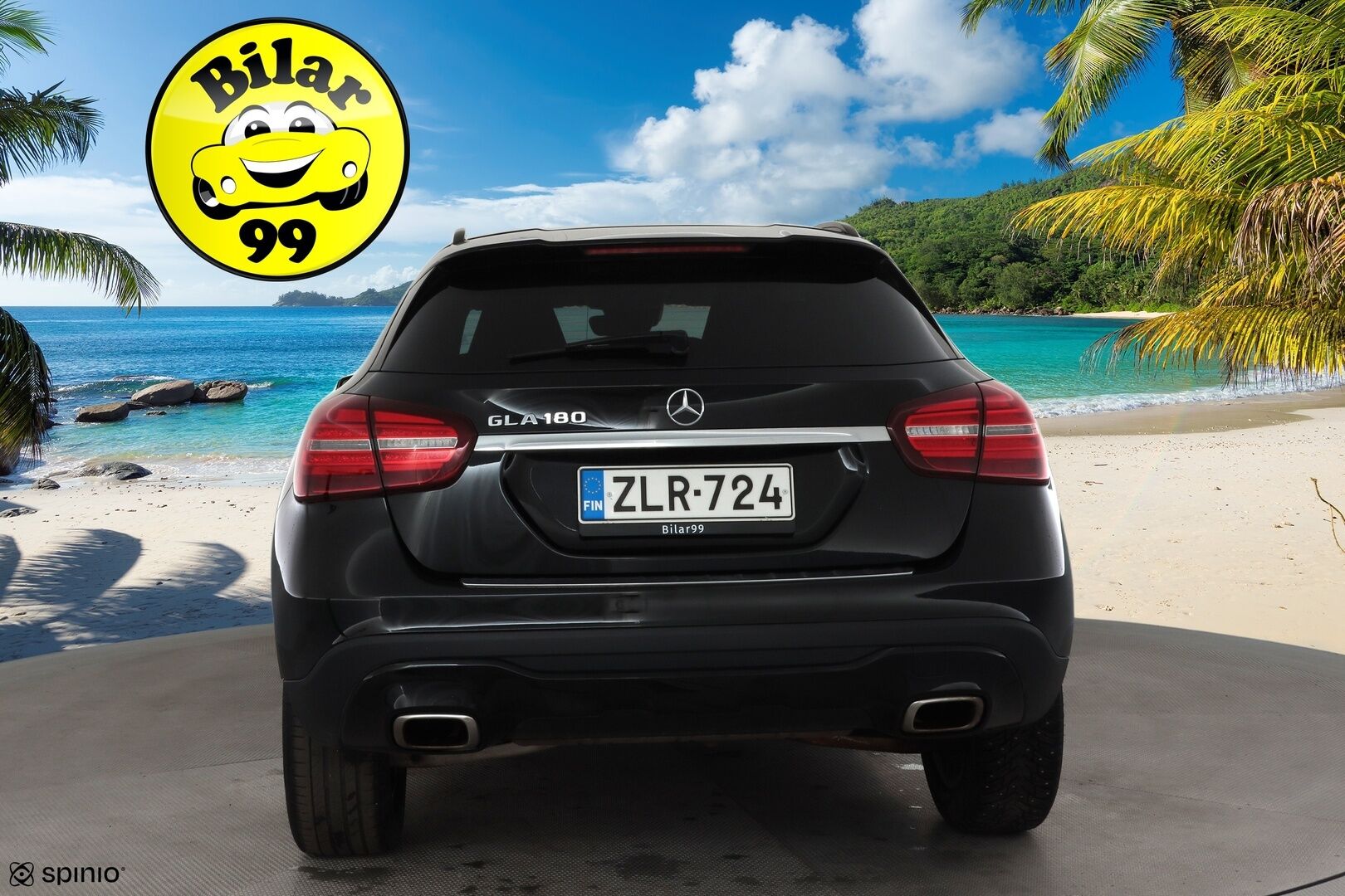 Mercedes-Benz GLA 2017 180 A Premium Business * Suomi-auto / Night paketti / Vakkari / P.kamera / LED / Navi / Lohkolämmitin * - Kahdet renkaat aluvanteilla / Merkkihuollettu - HULLU BLACKWEEK KORKOTARJOUS 2,49%