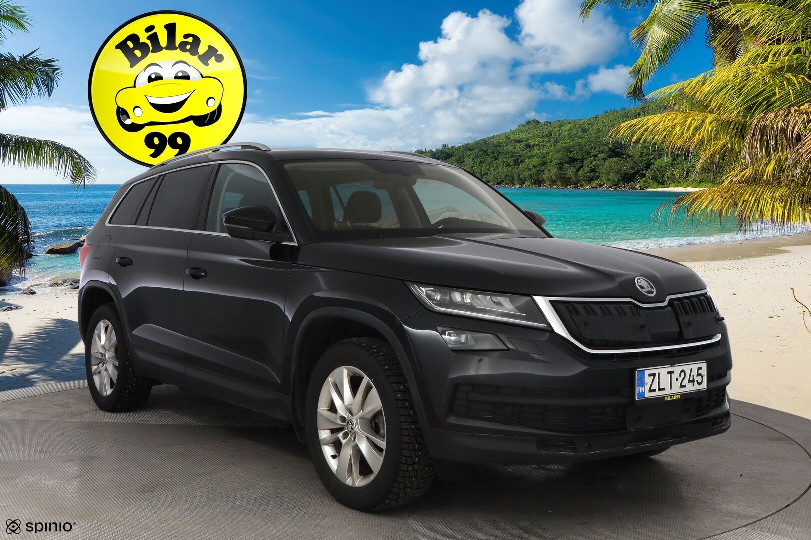 Skoda Kodiaq 2018 2,0 TDI 150 Ambition DSG Autom. * Webasto / Vetokoukku / Adapt.LED / KeylessGo / Navi / Front Assist - Juuri huollettu / Jakopää tehty / Juuri tullut Tampereelle! - HULLUT BLACKWEEK JATKOT - KORKOTARJOUS 2,49%