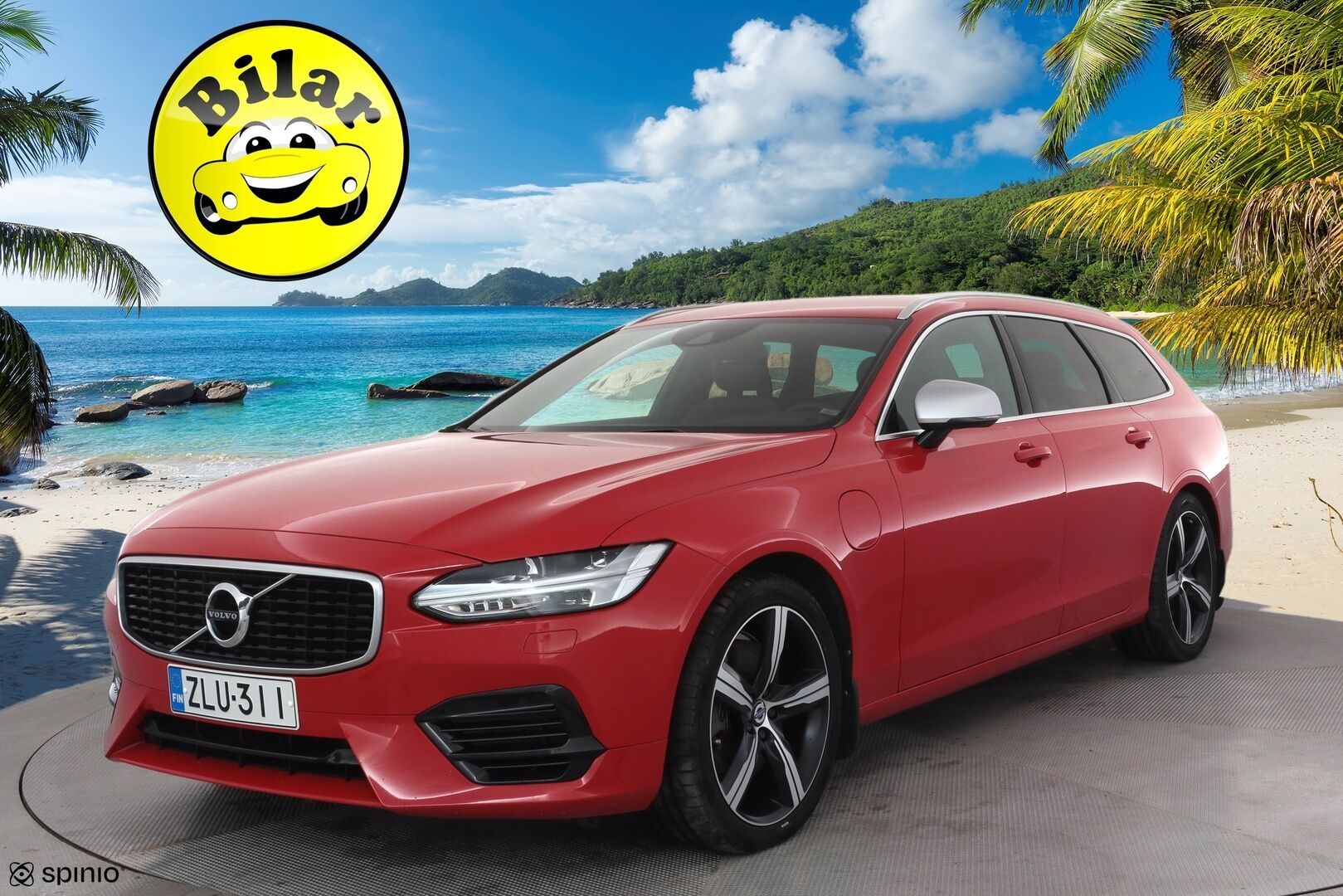 Volvo V90 2018 T8 AWD R-Design aut - | ACC | Webasto | Muistipenkki | High performance Audio | P.Kamera | Ratinlämmitys | LED | Keyless | Apple&Android | Suomi-auto | Kahdet Renkaat |