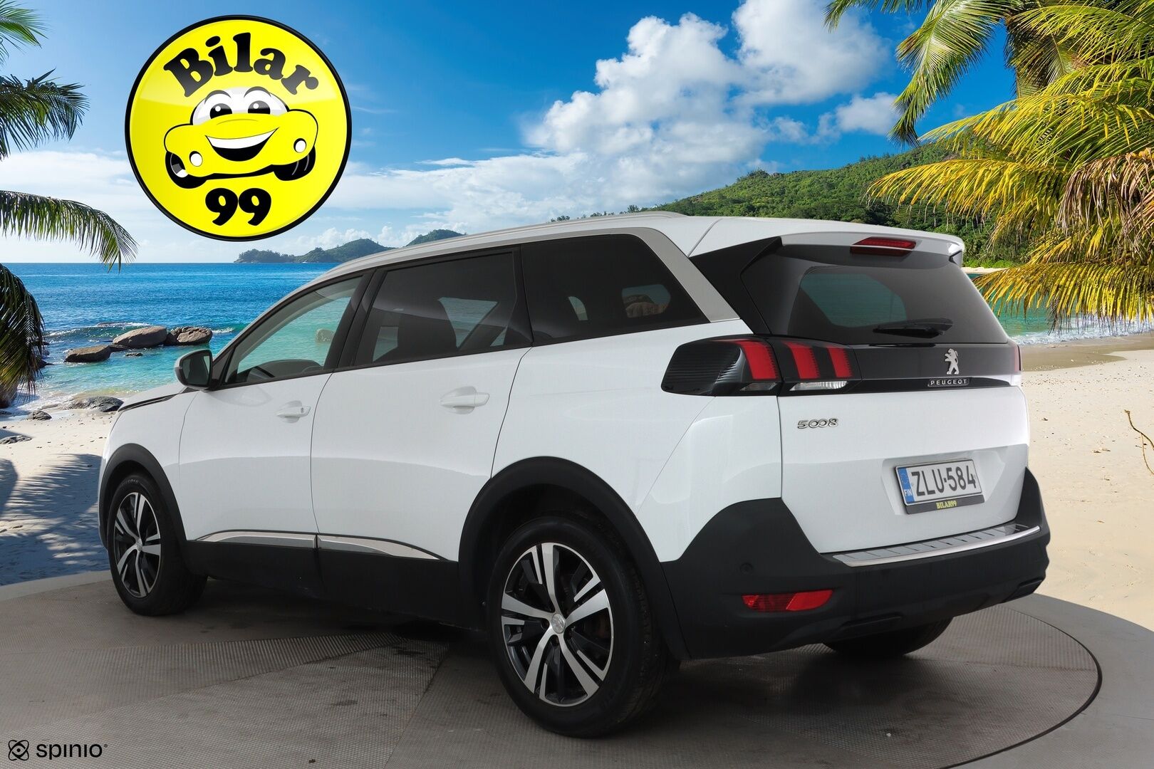 Peugeot 5008 2018 Allure PureTech 130 Aut. 7-Paik **Sisätilanlämmitin / Full-LED / Digimittaristo / P.Tutkat / Ajolinjapilotti / Keyless** - Kahdet Renkaat