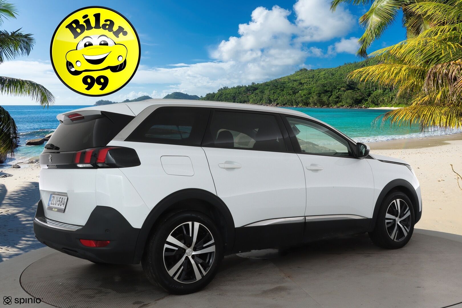 Peugeot 5008 2018 Allure PureTech 130 Aut. 7-Paik **Sisätilanlämmitin / Full-LED / Digimittaristo / P.Tutkat / Ajolinjapilotti / Keyless** - Kahdet Renkaat
