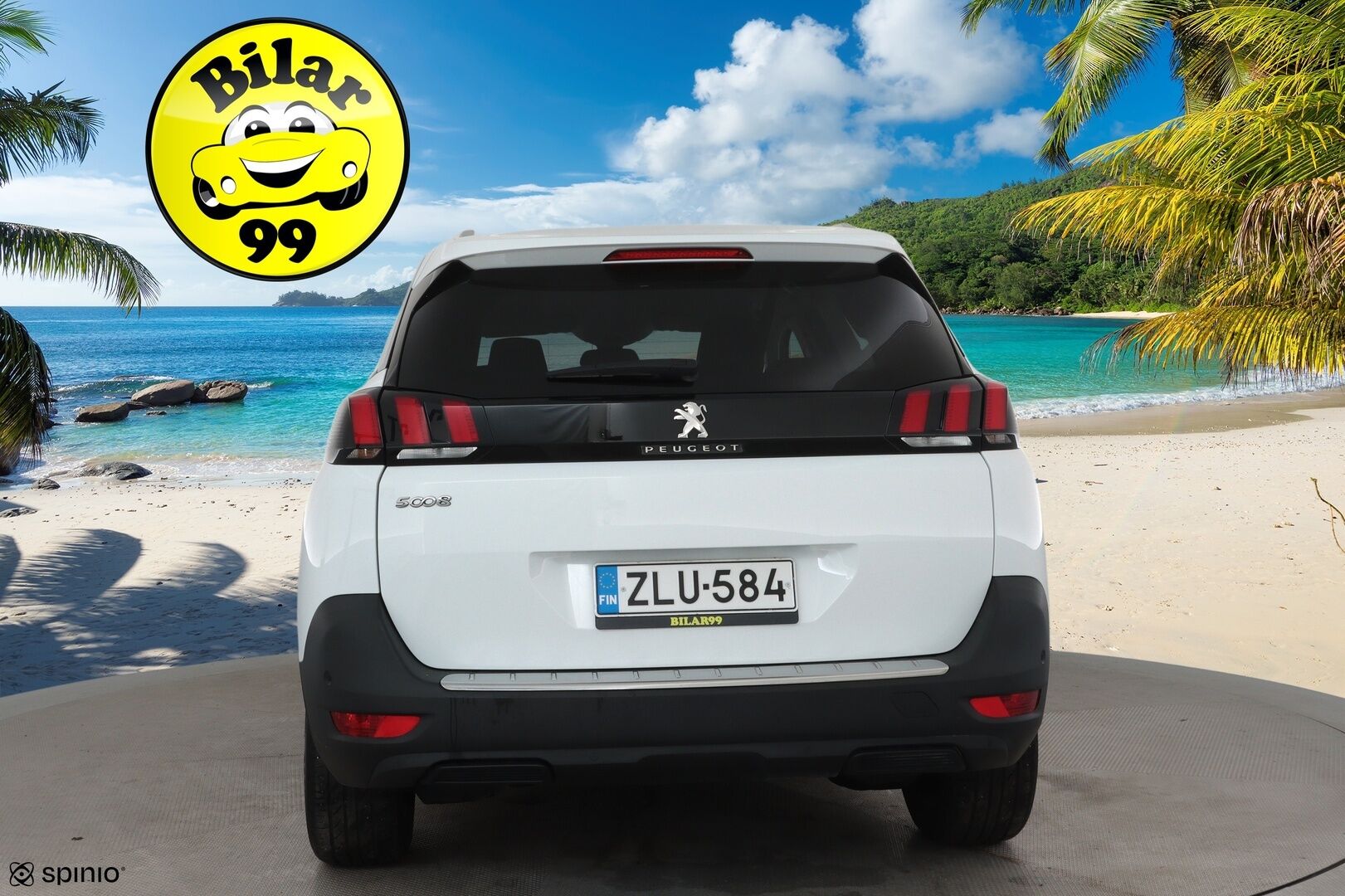 Peugeot 5008 2018 Allure PureTech 130 Aut. 7-Paik **Sisätilanlämmitin / Full-LED / Digimittaristo / P.Tutkat / Ajolinjapilotti / Keyless** - Kahdet Renkaat