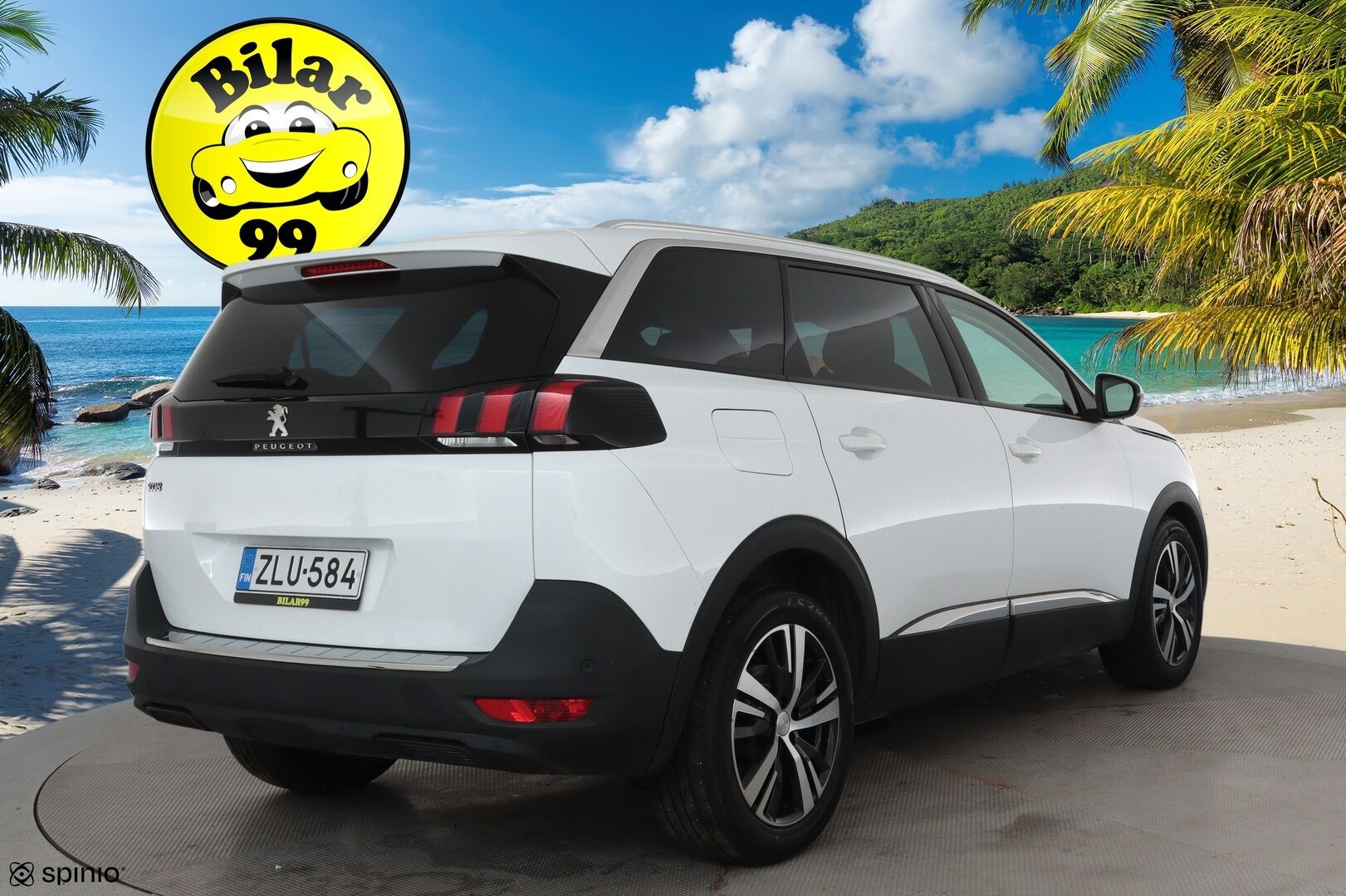 Peugeot 5008 2018 Allure PureTech 130 Aut. 7-Paik **Sisätilanlämmitin / Full-LED / Digimittaristo / P.Tutkat / Ajolinjapilotti / Keyless** - Kahdet Renkaat