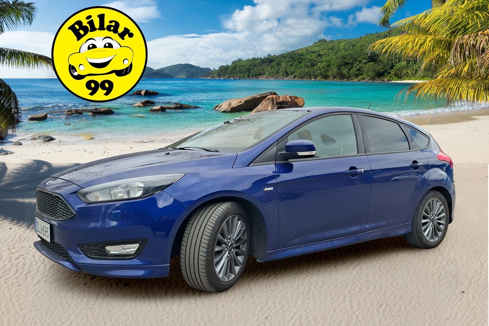 Ford Focus 2018 1,0 EcoBoost 125 hv Start/Stop A6 ST-Line 5-ovinen * Vakkari / Vakionopeudensäädin / Lämmitettävä tuulilasi * - * Suomi-auto / Hihna vaihdettu / Juuri huollettu! / 2-Omisteinen *