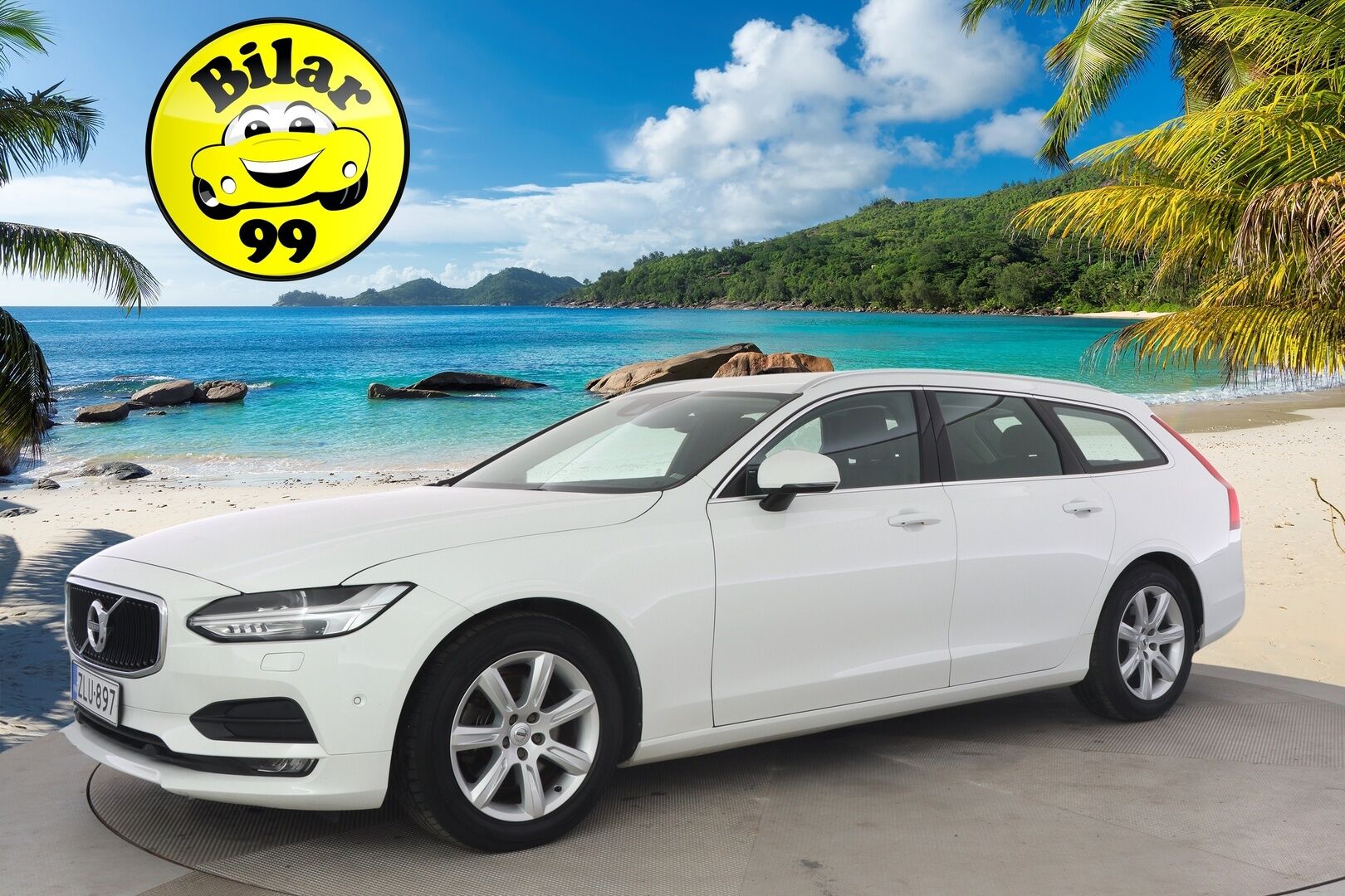 Volvo V90 2016 D4 Business aut *Pilot Assist / Webasto / Tutkat / Puolinahat / Navi / VOC / Ratinlämmitin / KeylessGo - 2x Renkaat Aluvanteilla / Super-Siisti