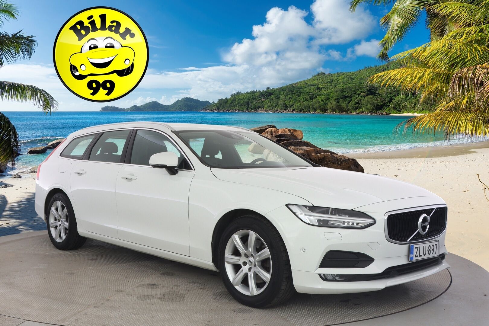 Volvo V90 2016 D4 Business aut *Pilot Assist / Webasto / Tutkat / Puolinahat / Navi / VOC / Ratinlämmitin / KeylessGo - 2x Renkaat Aluvanteilla / Super-Siisti