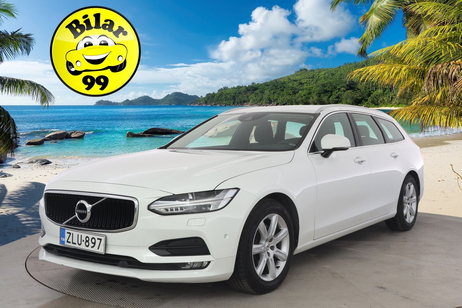 Volvo V90 2016 D4 Business aut *Pilot Assist / Webasto / Tutkat / Puolinahat / Navi / VOC / Ratinlämmitin / KeylessGo - 2x Renkaat Aluvanteilla / Super-Siisti
