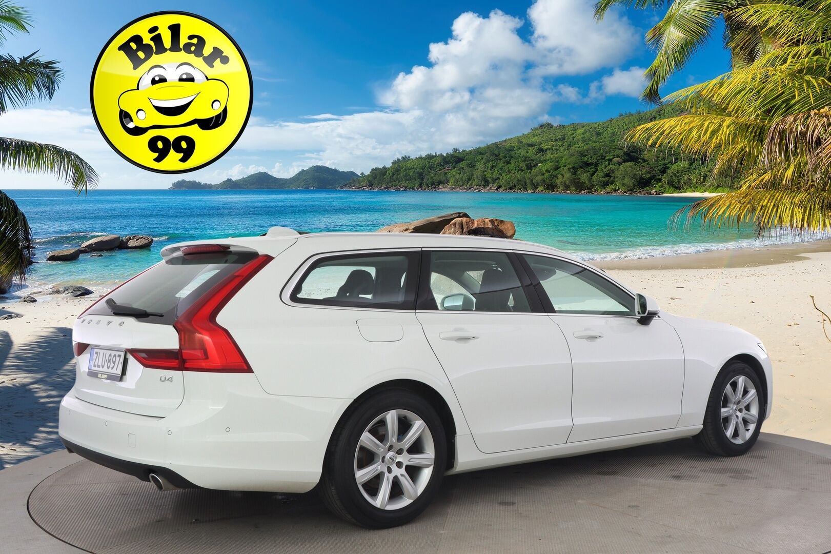 Volvo V90 2016 D4 Business aut *Pilot Assist / Webasto / Tutkat / Puolinahat / Navi / VOC / Ratinlämmitin / KeylessGo - 2x Renkaat Aluvanteilla / Super-Siisti