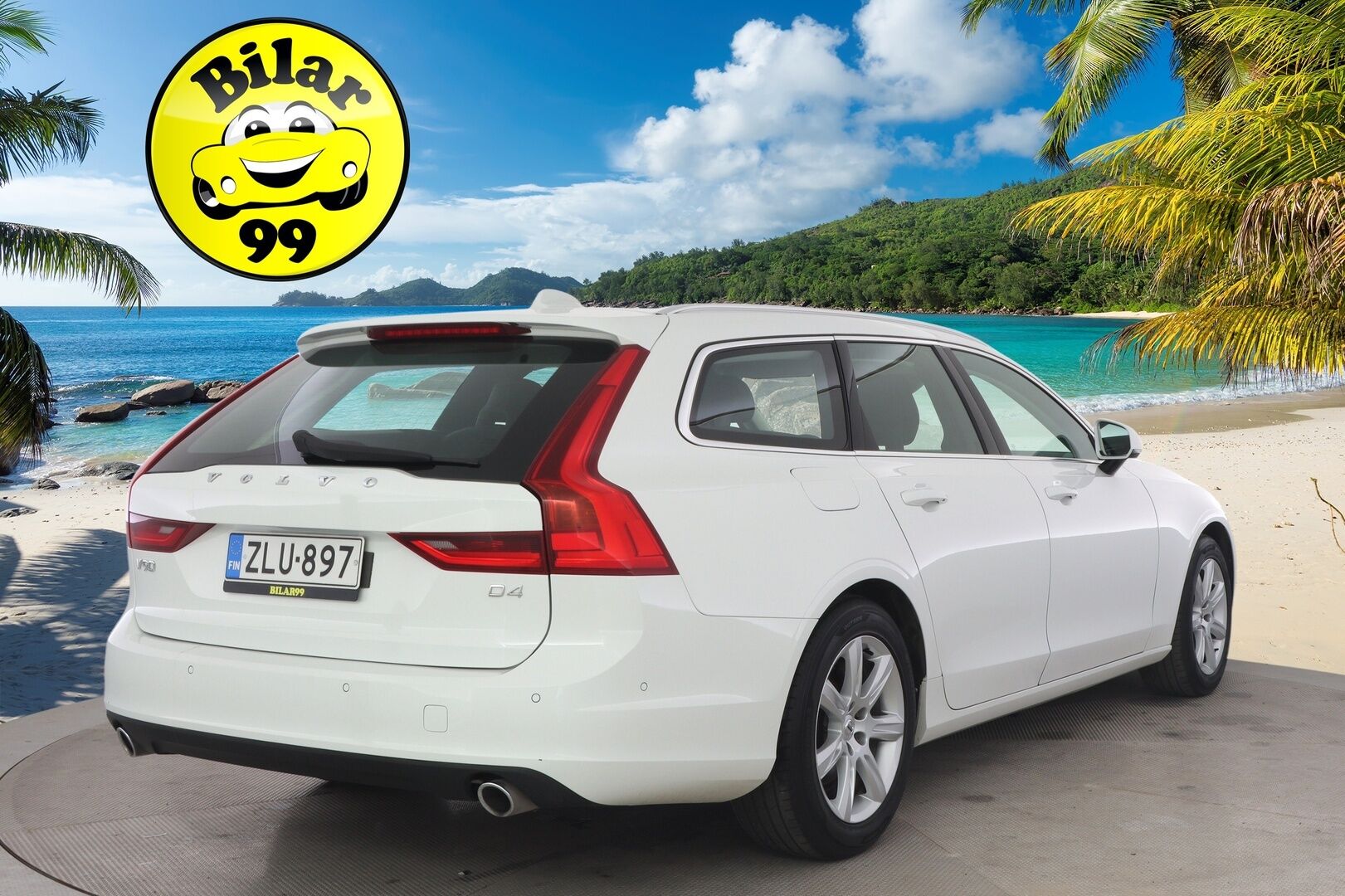 Volvo V90 2016 D4 Business aut *Pilot Assist / Webasto / Tutkat / Puolinahat / Navi / VOC / Ratinlämmitin / KeylessGo - 2x Renkaat Aluvanteilla / Super-Siisti