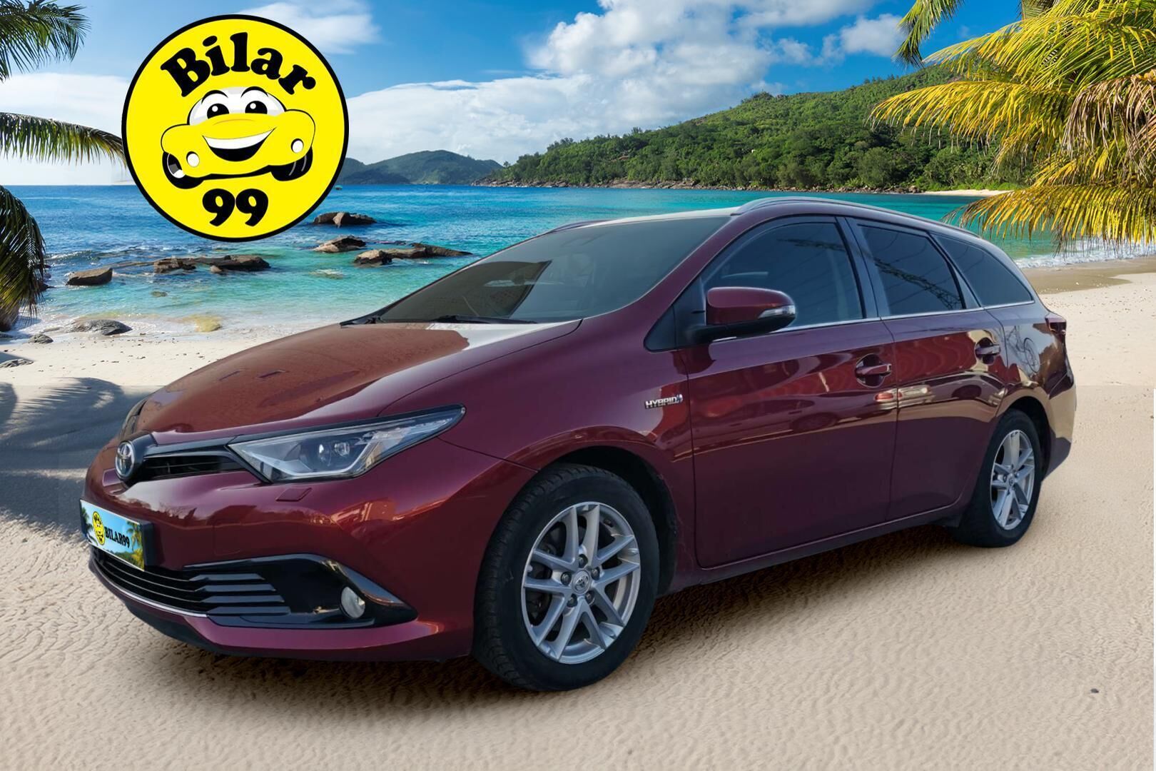 Toyota Auris 2018 Touring Sports 1,8 Hybrid Active Edition / Merkkihuollettu / P-kamera / Metalliväri / Lohkolämmitin / LED - Myydään juuri huollettuna! / Erikoisväri / 2x Toyotan aluvanteet 
