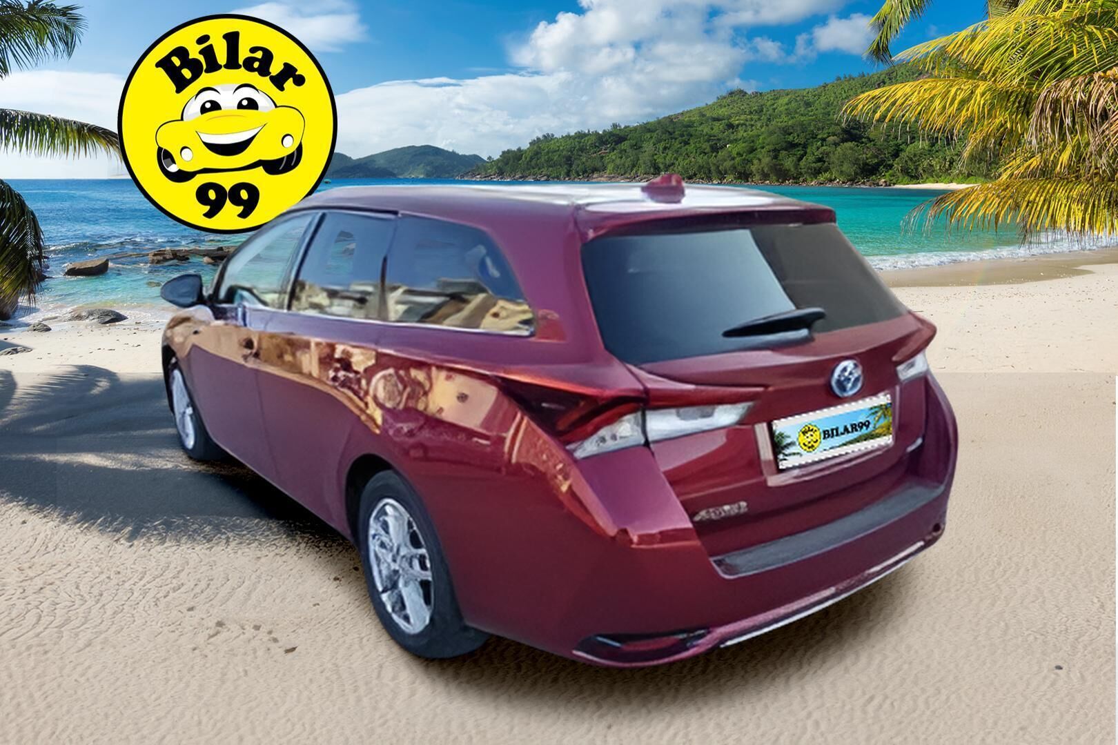 Toyota Auris 2018 Touring Sports 1,8 Hybrid Active Edition / Merkkihuollettu / P-kamera / Metalliväri / Lohkolämmitin / LED - Myydään juuri huollettuna! / Erikoisväri / 2x Toyotan aluvanteet 