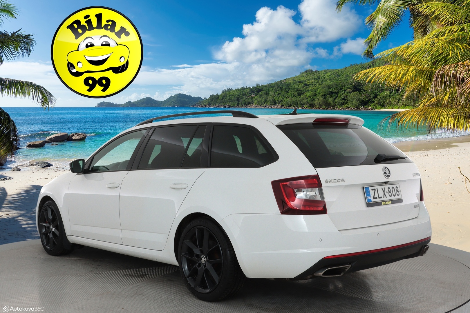 Skoda Octavia 2018 Combi 2,0 TSI RS DSG **Adapt. vakkari / Webasto / P.kamera / Keyless / Apple&Android** - 3,99% KORKOTARJOUS TÄHÄN AUTOON 21.9. ASTI - Hyvällä pidolla ollut, 2 om. Suomi-Auto!