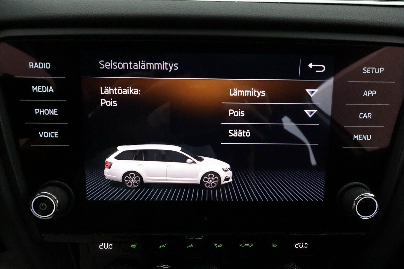 Skoda Octavia 2018 Combi 2,0 TSI RS DSG **Adapt. vakkari / Webasto / P.kamera / Keyless / Apple&Android**