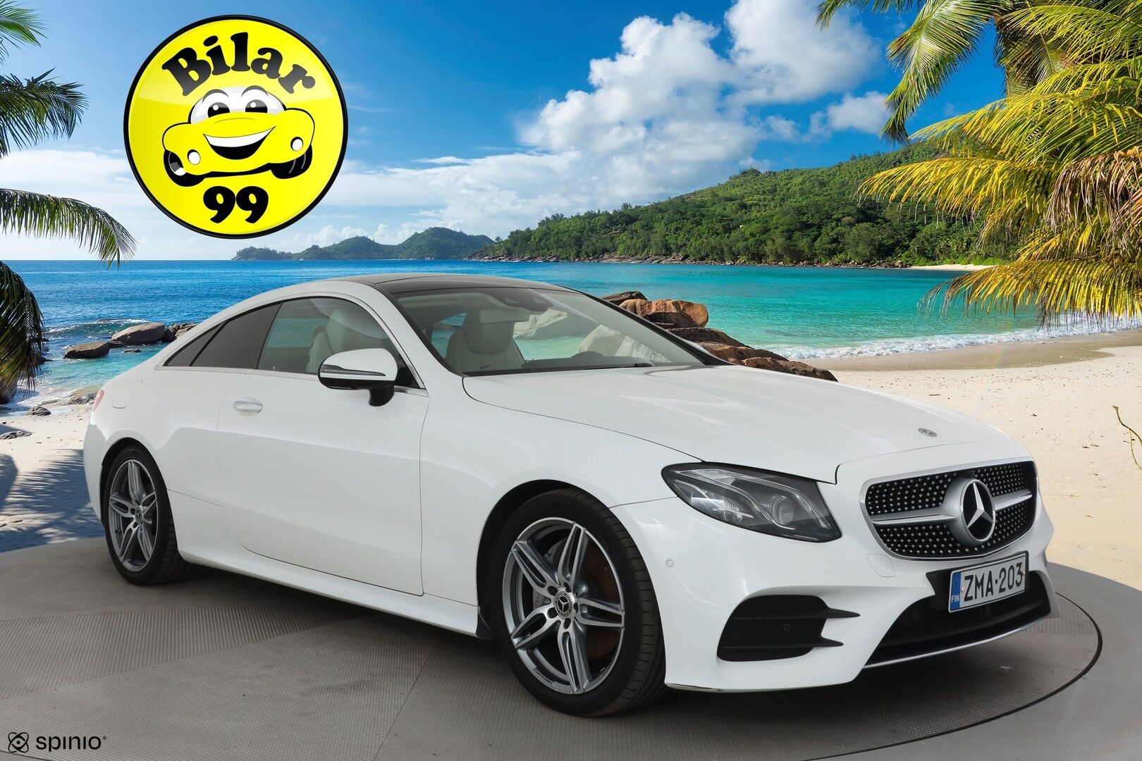 Mercedes-Benz E 2018 220 d A Coupé Business AMG **Burmester / Widescreen / Panorama / 360° / Muistipenkit / HUD / Lohkolämmitin** - 1-Om Suomi-auto / Kovilla varusteilla! / Kahdet renkaat aluvanteilla 