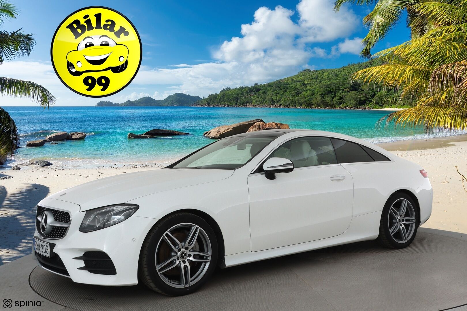 Mercedes-Benz E 2018 220 d A Coupé Business AMG **Burmester / Widescreen / Panorama / 360° / Muistipenkit / HUD / Lohkolämmitin** - 1-Om Suomi-auto / Kovilla varusteilla! / Kahdet renkaat aluvanteilla 