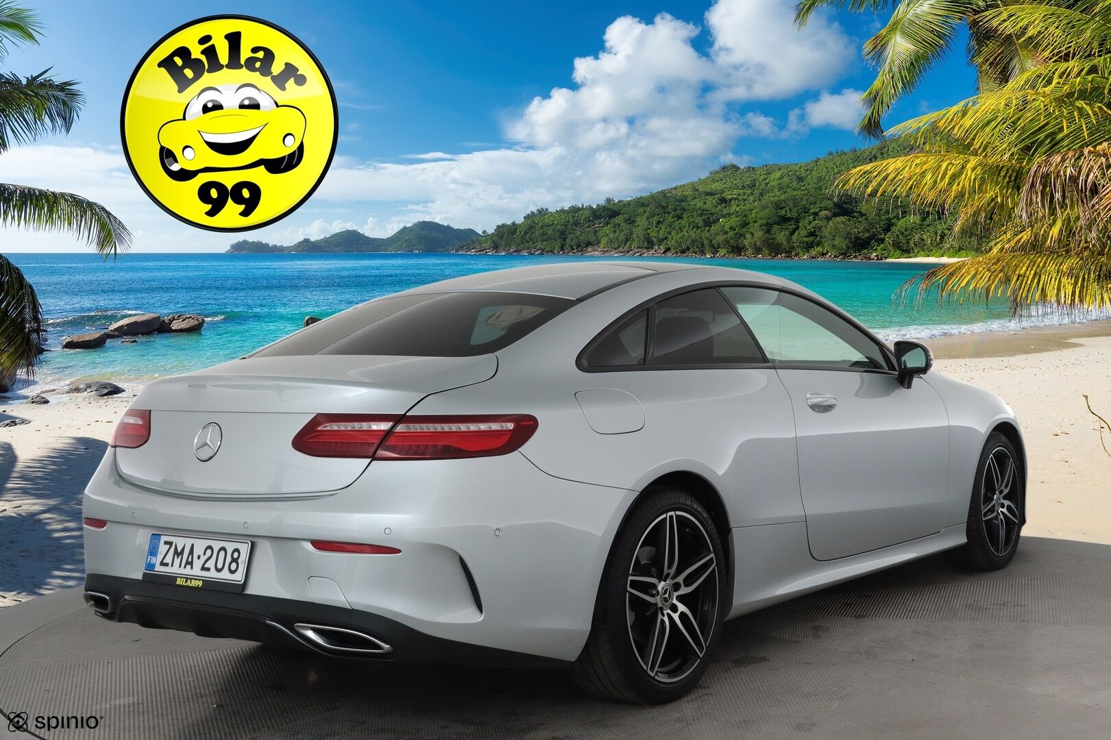 Mercedes-Benz E 2018 220 d 4Matic A Coupé Business AMG **Burmester / Muistipenkit / Lasikattoluukku / Multibeam LED / 360° / Navi** - 3,99 % KORKOTARJOUS TÄHÄN AUTOON - Suomi-auto / Kahdet renkaat aluvanteilla / Webasto / Puna-mustat nahat