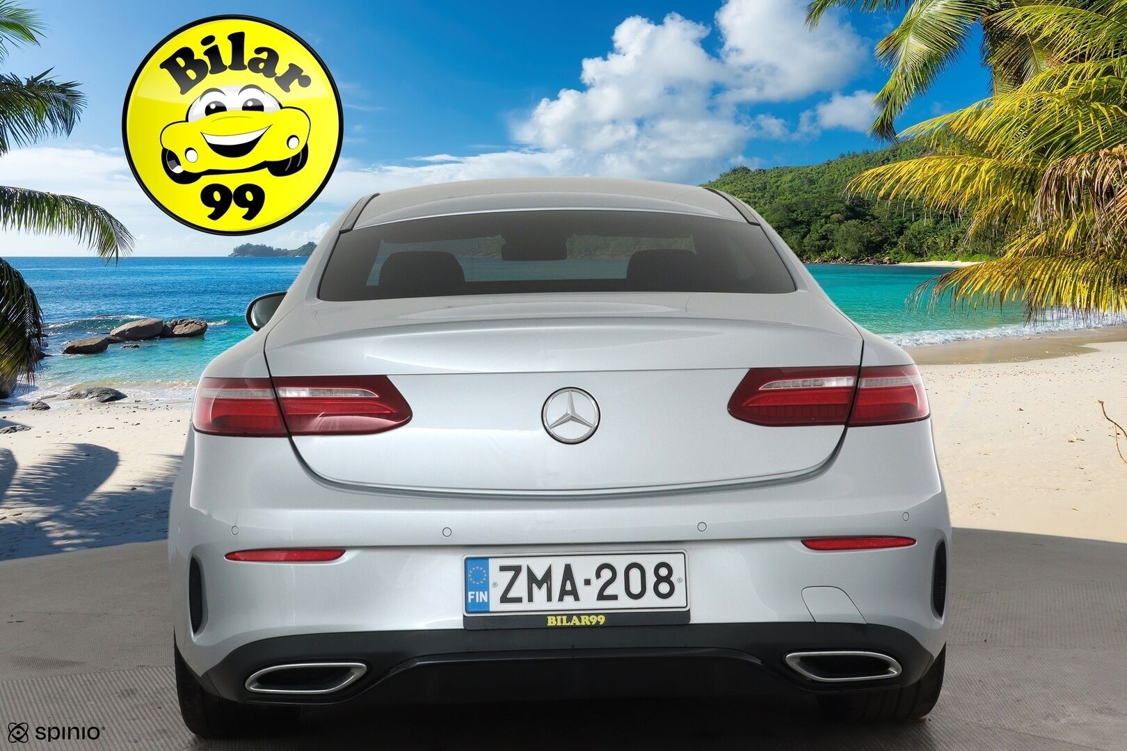 Mercedes-Benz E 2019 220 d 4Matic A Coupé Business AMG **Webasto / Burmester / Muistipenkit / Kessy / Lasikattoluukku / Multibeam LED / 360° / Navi** - Suomi-auto / Kahdet renkaat aluvanteilla / Puna-mustat nahat