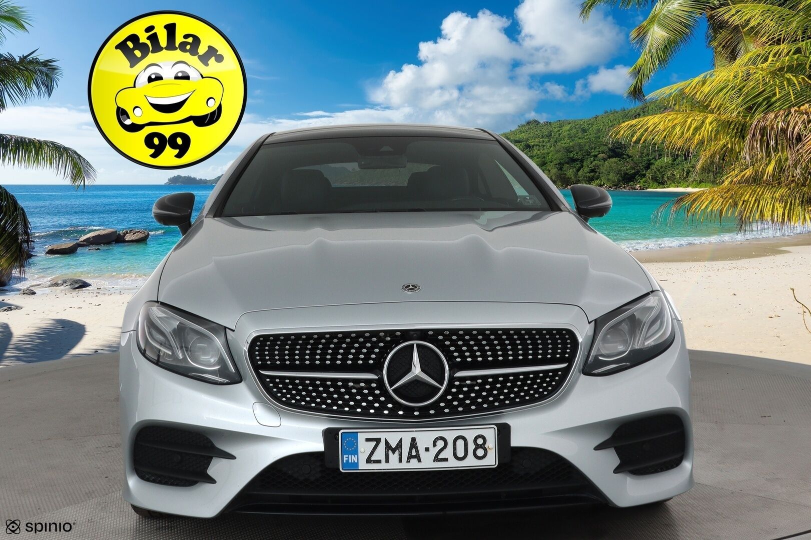Mercedes-Benz E 2019 220 d 4Matic A Coupé Business AMG **Webasto / Burmester / Muistipenkit / Kessy / Lasikattoluukku / Multibeam LED / 360° / Navi** - Suomi-auto / Kahdet renkaat aluvanteilla / Puna-mustat nahat