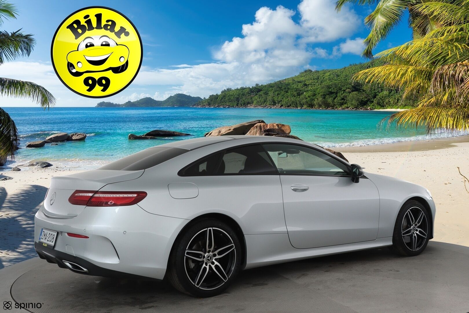 Mercedes-Benz E 2019 220 d 4Matic A Coupé Business AMG **Webasto / Burmester / Muistipenkit / Kessy / Lasikattoluukku / Multibeam LED / 360° / Navi** - Suomi-auto / Kahdet renkaat aluvanteilla / Puna-mustat nahat