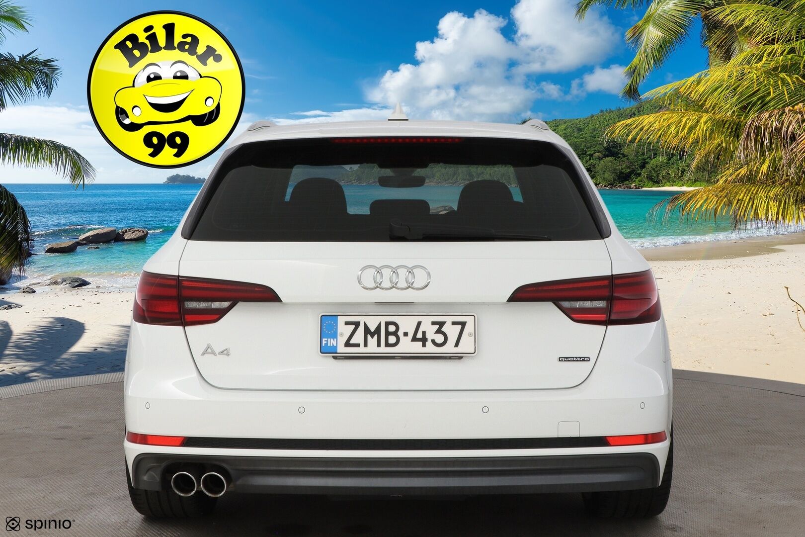 Audi A4 2018 Avant Business Sport Comfort S line Edition 2,0 TDI 140 kW quattro S tronic - Suomiauto / Webasto / Sporttipenkit / Vetokoukku / Sähköluukku / Vakkari / KeylessGo / Juuri tullut Tampereelle!