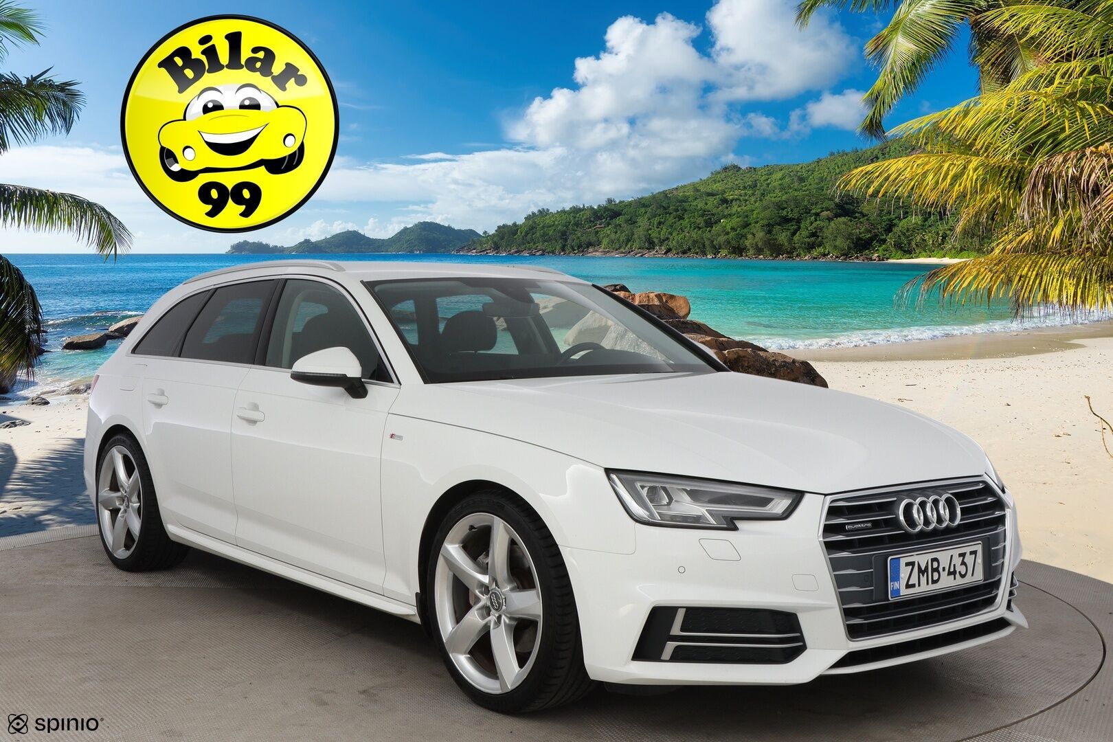 Audi A4 2018 Avant Business Sport Comfort S line Edition 2,0 TDI 140 kW quattro S tronic - Suomiauto / Webasto / Sporttipenkit / Vetokoukku / Sähköluukku / Vakkari / KeylessGo / Juuri tullut Tampereelle!