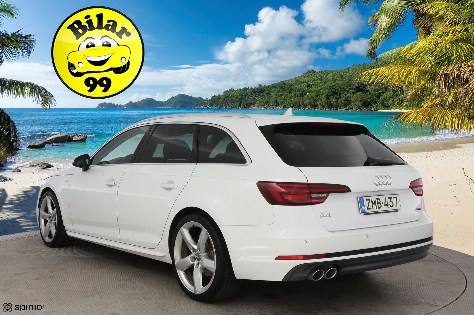 Audi A4 2018 Avant Business Sport Comfort S line Edition 2,0 TDI 140 kW quattro S tronic - Suomiauto / Webasto / Sporttipenkit / Vetokoukku / Sähköluukku / Vakkari / KeylessGo / Juuri tullut Tampereelle!