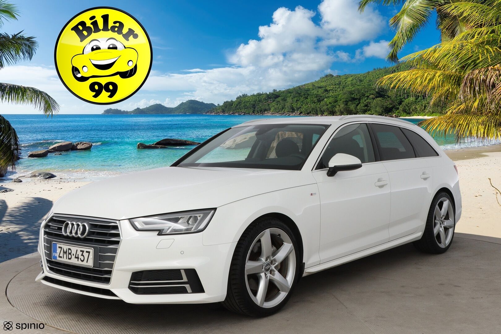 Audi A4 2018 Avant Business Sport Comfort S line Edition 2,0 TDI 140 kW quattro S tronic - Suomiauto / Webasto / Sporttipenkit / Vetokoukku / Sähköluukku / Vakkari / KeylessGo / Juuri tullut Tampereelle!